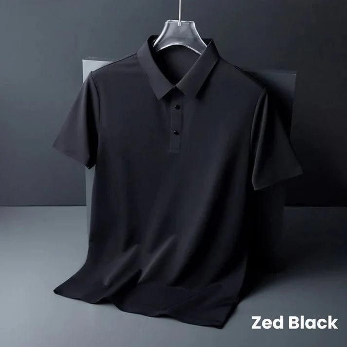 Men's polo t-shirt pack in black with a stylish and comfortable design by fupei2-e5