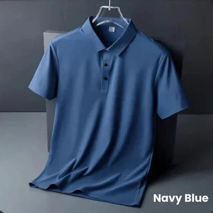 Navy Blue Men's Polo T-Shirt Pack featuring a classic design and soft fabric for comfort