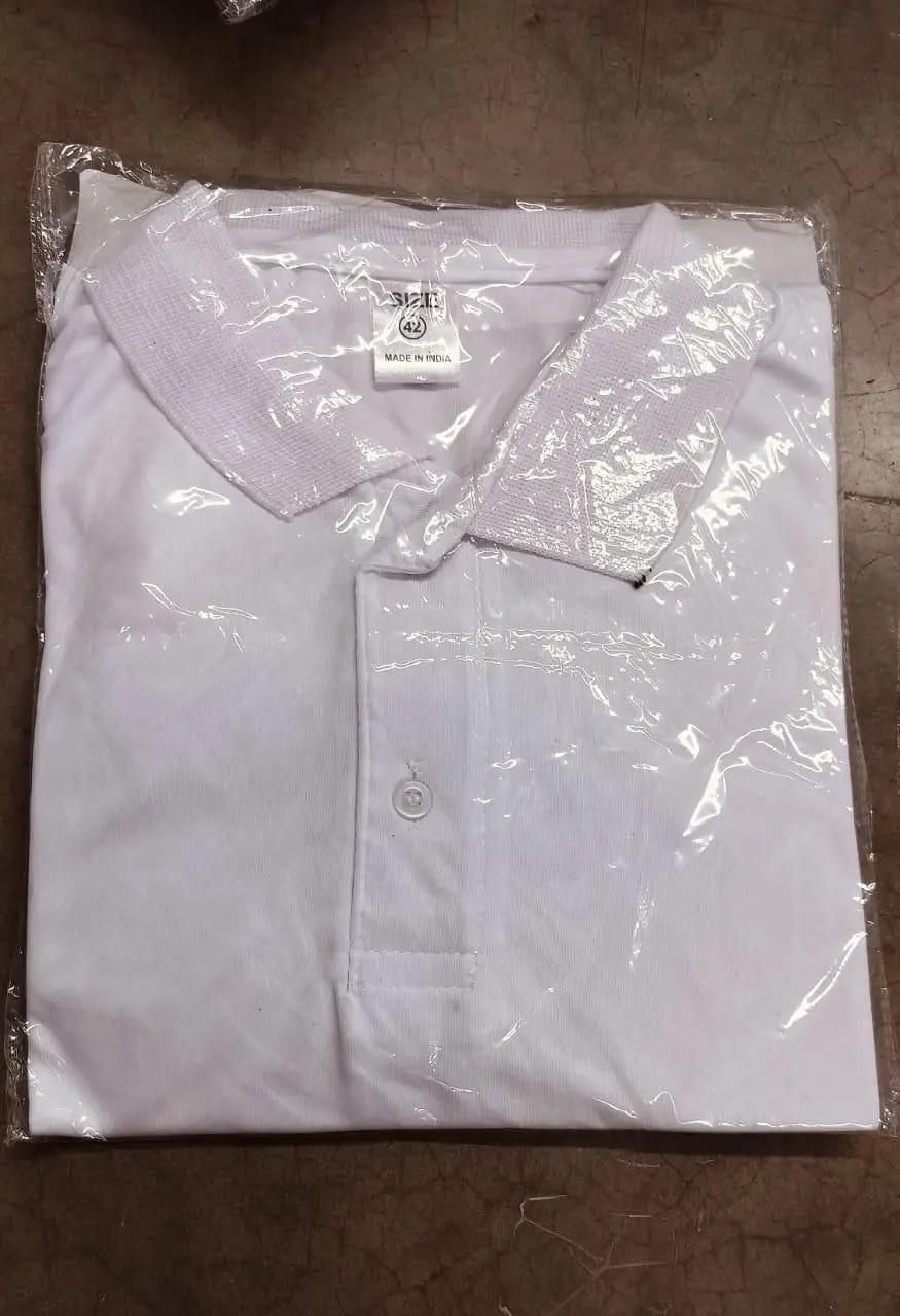 Fupei2-E5 Men's Polo T-Shirt Pack in White, perfect for casual and formal occasions