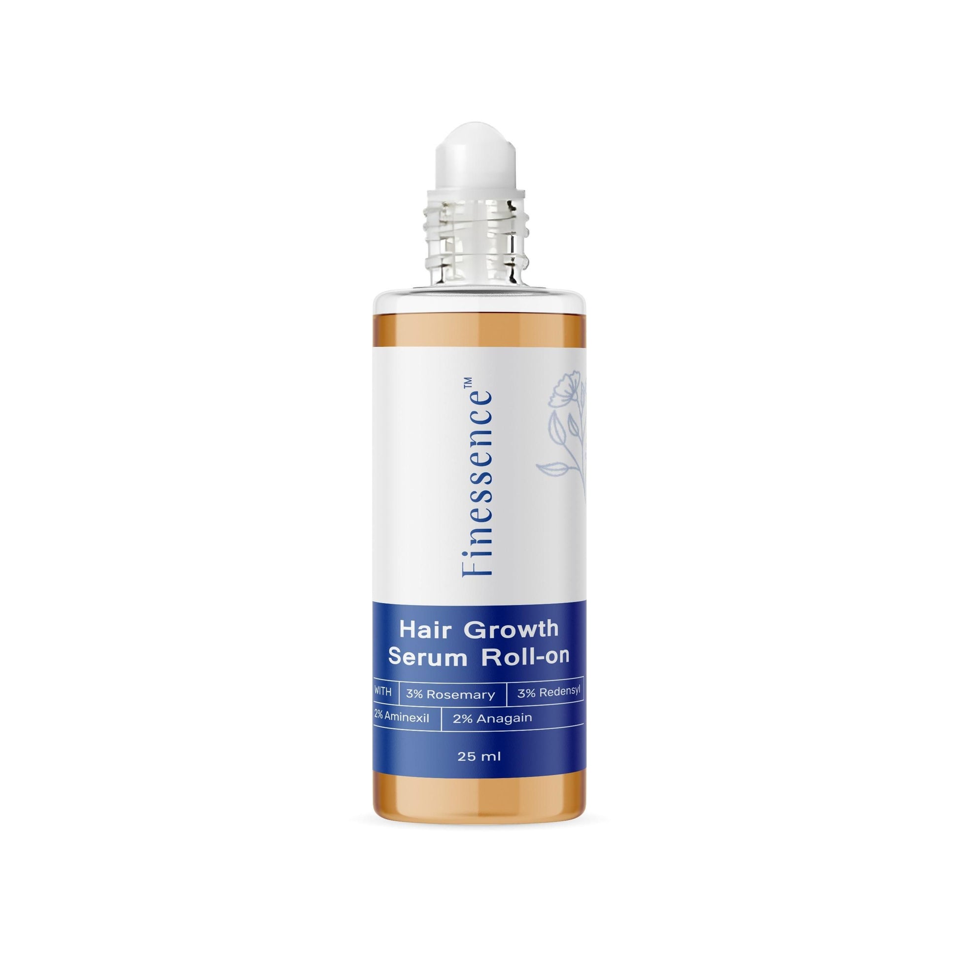 Finessence Rosemary Hair Growth Serum Roll-on 26ml for promoting healthier hair growth