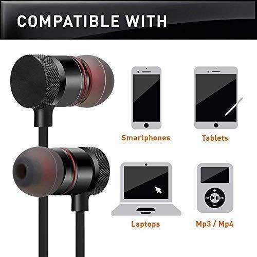 Luxury Bluetooth neckband headphones compatible with smartphones, tablets, laptops and MP3 players