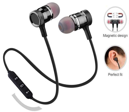 Luxury Bluetooth neckband earphones with magnetic design and comfortable fit for enhanced audio experience