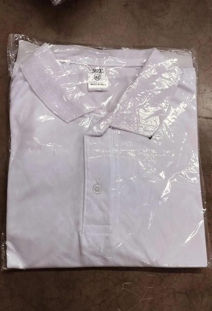 Fupei2-E5 Men's Polo T-Shirt Pack in White, perfect for casual and formal occasions