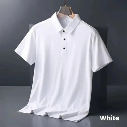White men's polo t-shirt pack featuring a classic design and comfortable fabric