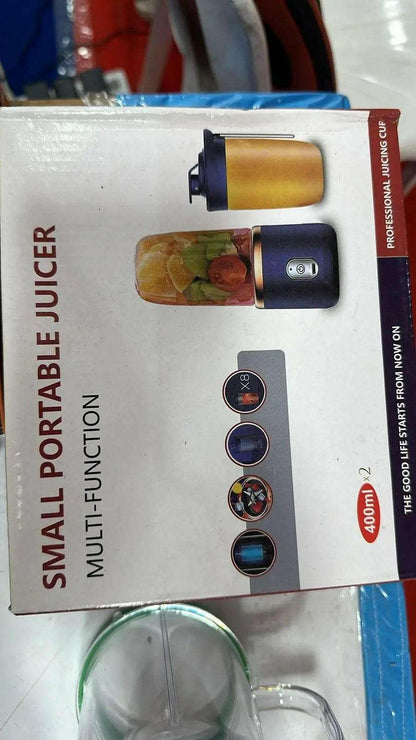 Small portable juicer for travel with multi-function features and a sleek design