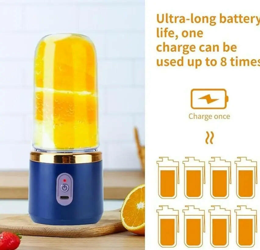 Fupei2-E5 Portable juicer for travel with ultra-long battery life, perfect for smoothies on the go