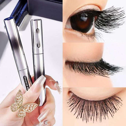 Premium iron brush mascara featuring a sleek design and dramatic lash enhancement