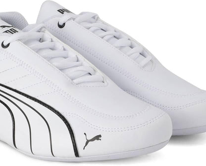 Puma Ferrari Drift Cat 5 sneakers in white with sleek design and sporty detailing
