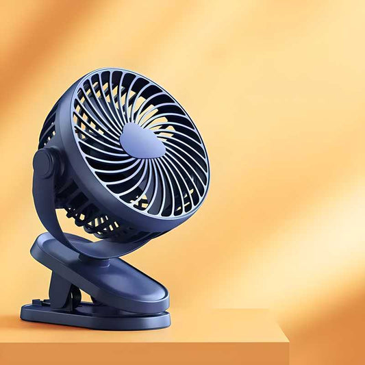 Fupei2-E5 Silent USB Desktop Fan with Clip Design for Convenient Cooling Anywhere
