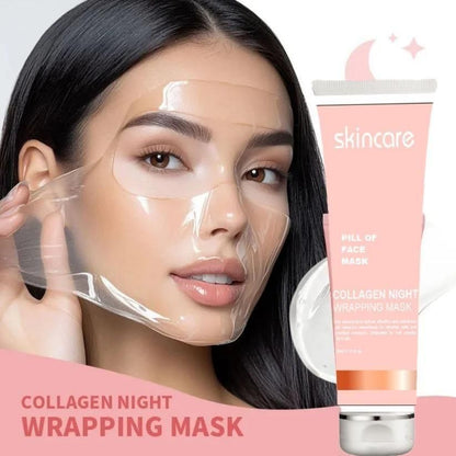 Collagen Night Wrapping Peel Off Mask Pack of 1 - bzaar