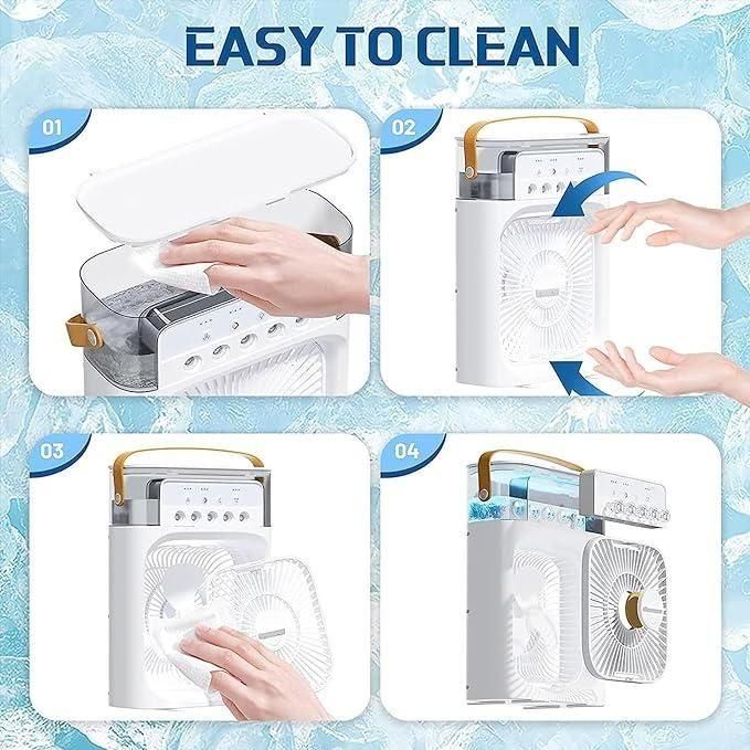 Easy to clean USB electric fan with removable parts for convenient maintenance