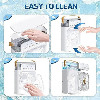 Easy to clean USB electric fan with removable parts for convenient maintenance