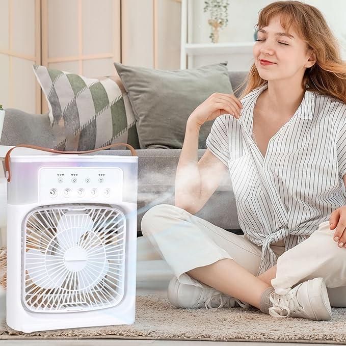 Fupei2-e5 USB electric fan with adjustable speed settings for personal cooling in home or office