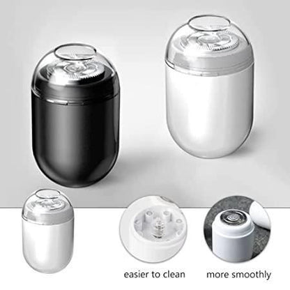 Fupei2-E5 Electric Shaving Machine in Black and White with Easy Clean Design for Smooth Shaving
